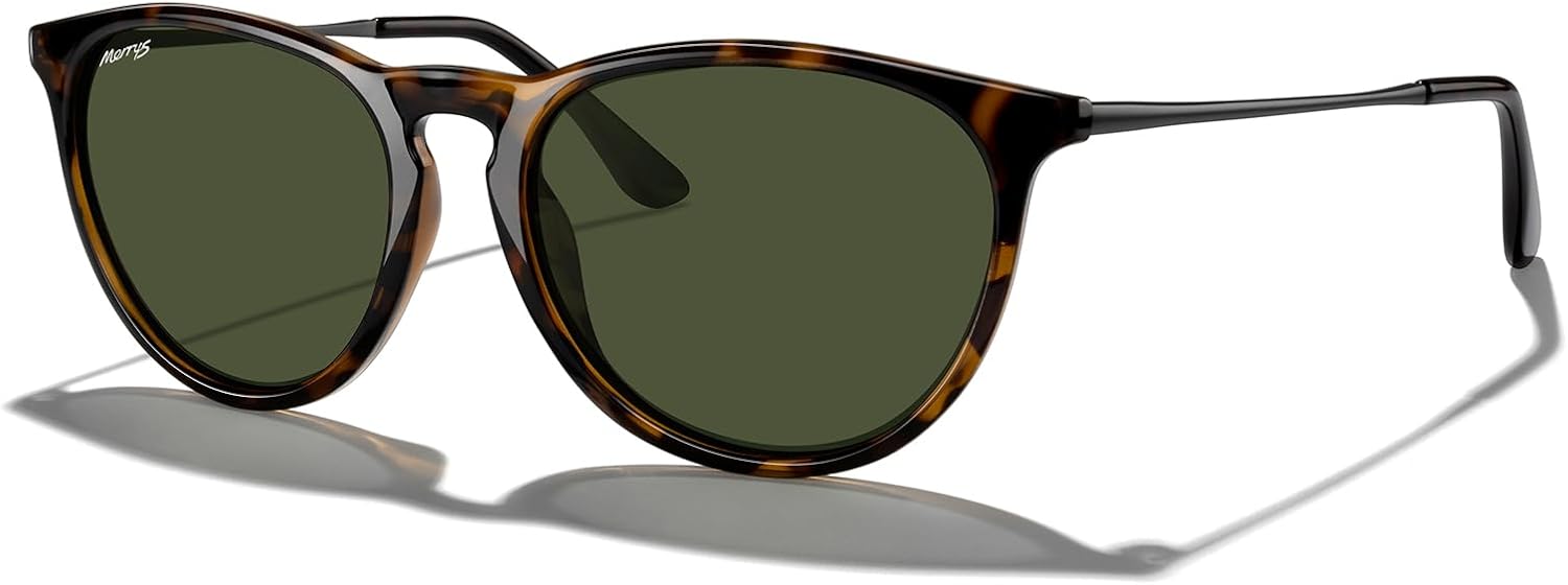 Винтажные поляризованные солнцезащитные очки MERRY'S для женщин и мужчин, ретро-стиль, круглые зеркальные линзы, защита от ультрафиолета UV400, Leopard Frame/G15 Lens/Grey Legs
Винтажные поляризованные солнцезащитные очки MERRY'S для женщин и мужчин, ретро-стиль, круглые зеркальные линзы, защита от ультрафиолета UV400, Leopard Frame/G15 Lens/Grey Legs