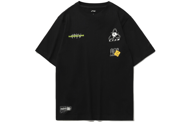 Спортивная модная коллекция футболок унисекс Lining, черный
Спортивная модная коллекция футболок унисекс Lining, черный