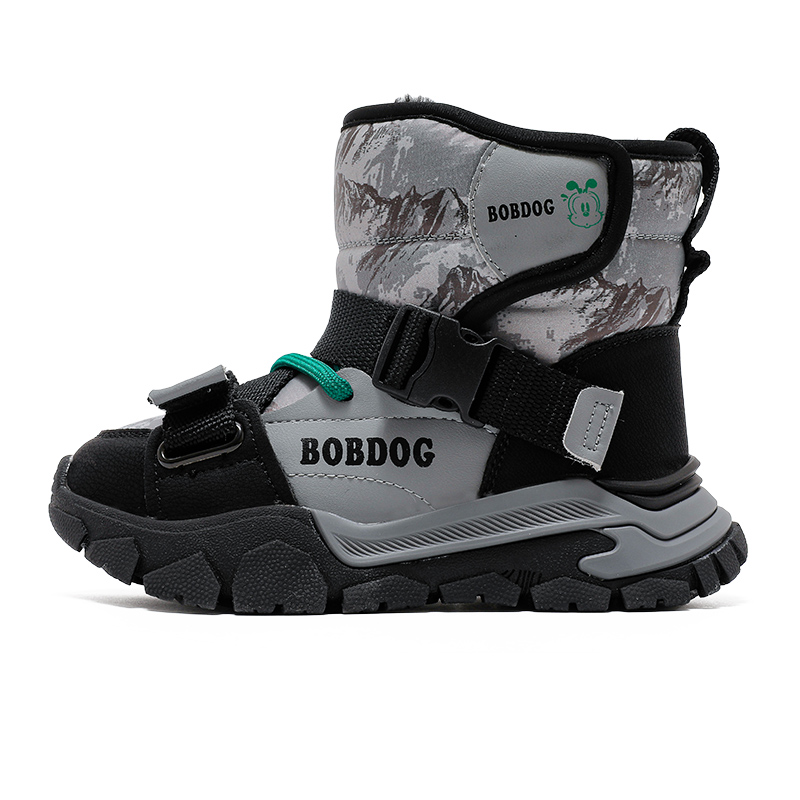 Устойчивые к истиранию термозащитные детские зимние ботинки для детей BOBDOG, серый/черный
Устойчивые к истиранию термозащитные детские зимние ботинки для детей BOBDOG, серый/черный
