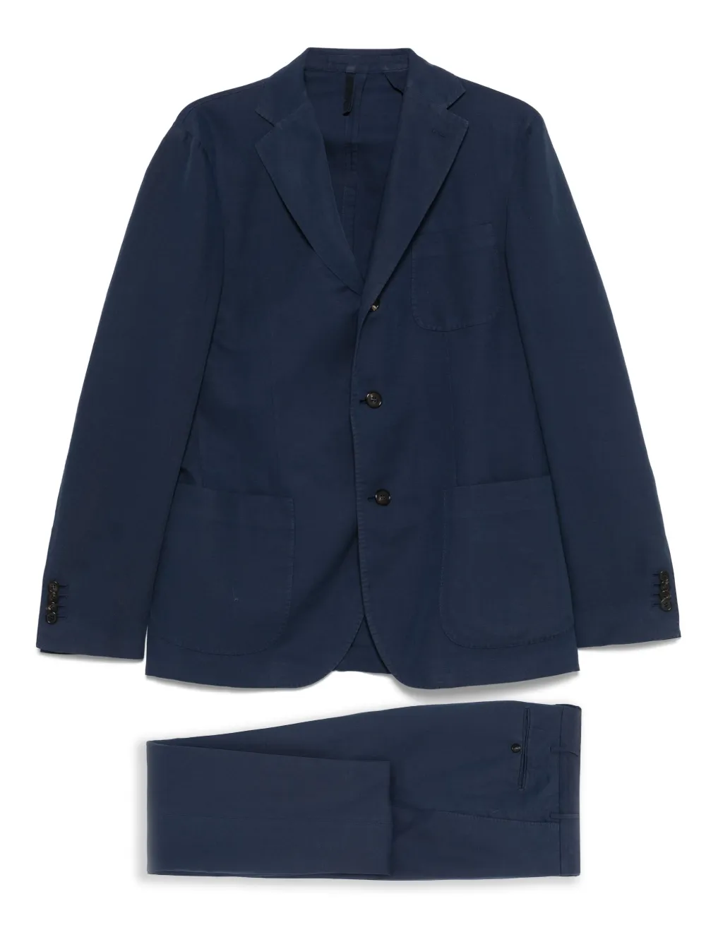 Костюм с однобортным пиджаком Incotex, синий 
Костюм с однобортным пиджаком Incotex, синий