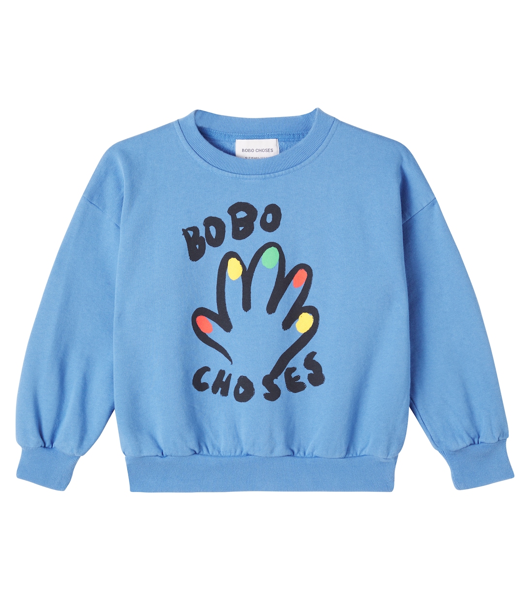 Хлопковый джерси свитшот High Five Bobo Choses, синий
Хлопковый джерси свитшот High Five Bobo Choses, синий