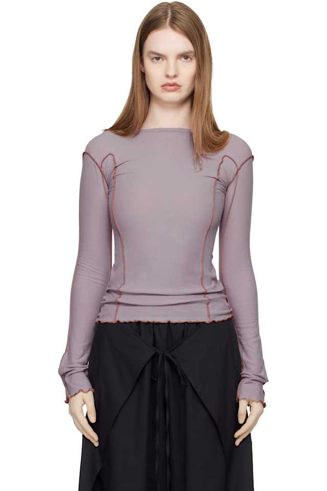 Baserange Фиолетовая футболка с длинными рукавами "Омато"
Baserange Фиолетовая футболка с длинными рукавами "Омато"