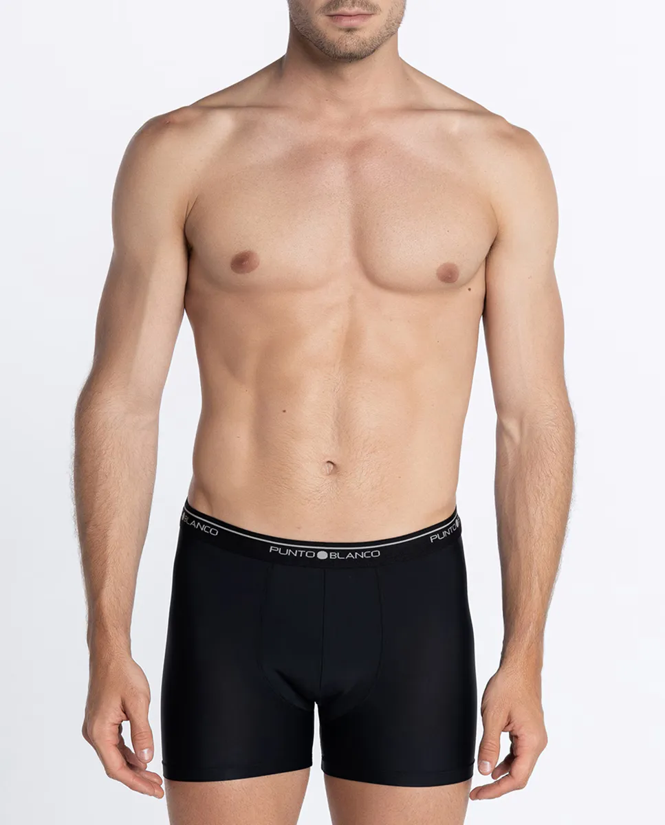 Упаковка из 2 мужских боксеров простой вязки Punto Blanco, черный
Упаковка из 2 мужских боксеров простой вязки Punto Blanco, черный