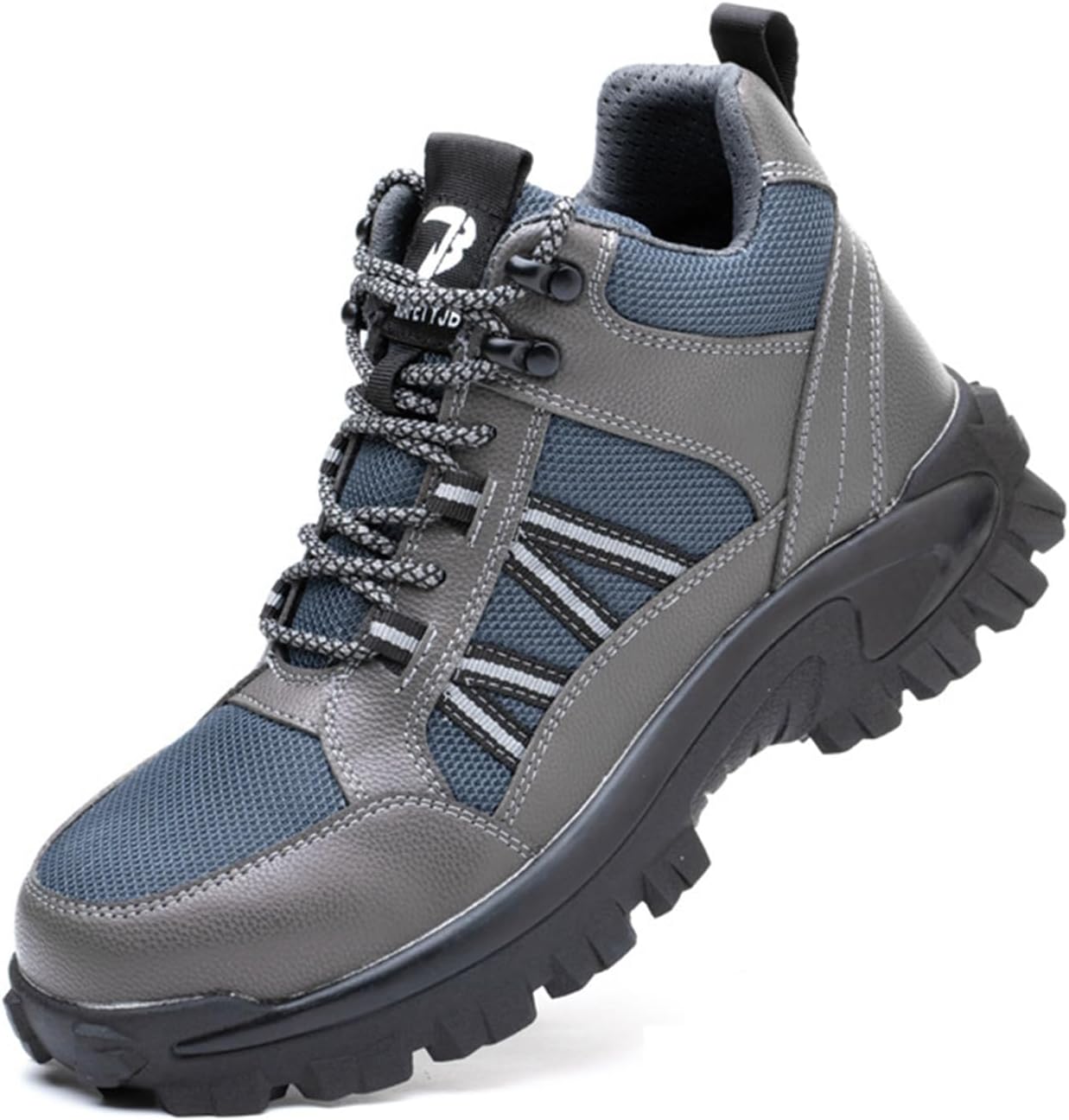 Мужские защитные ботинки KYOESCAI с стальным носком, легкие, дышащие, для промышленного строительства, противоскользящие и прочные походные кроссовки, серый
Мужские защитные ботинки KYOESCAI с стальным носком, легкие, дышащие, для промышленного строительства, противоскользящие и прочные походные кроссовки, серый