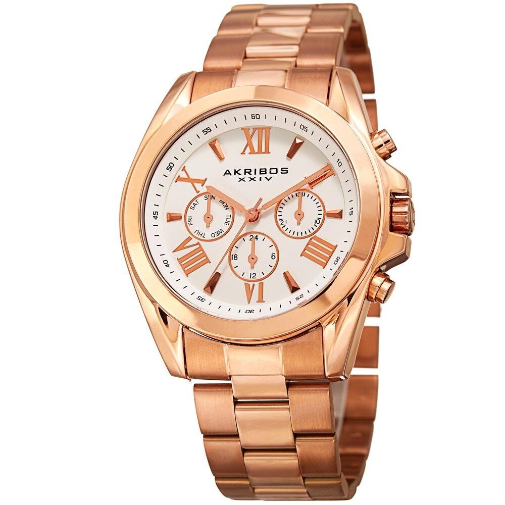 AK951 Повседневные часы в круглом корпусе Akribos, белый
AK951 Повседневные часы в круглом корпусе Akribos, белый