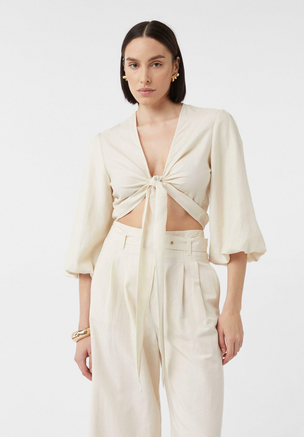 Блуза comma, кремовый 
Блуза comma, кремовый