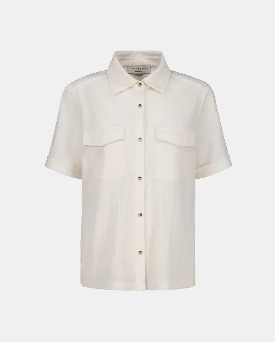 Женская однотонная блузка с коротким рукавом Woman El Corte Inglés, цвет 120 Crudo
Женская однотонная блузка с коротким рукавом Woman El Corte Inglés, цвет 120 Crudo