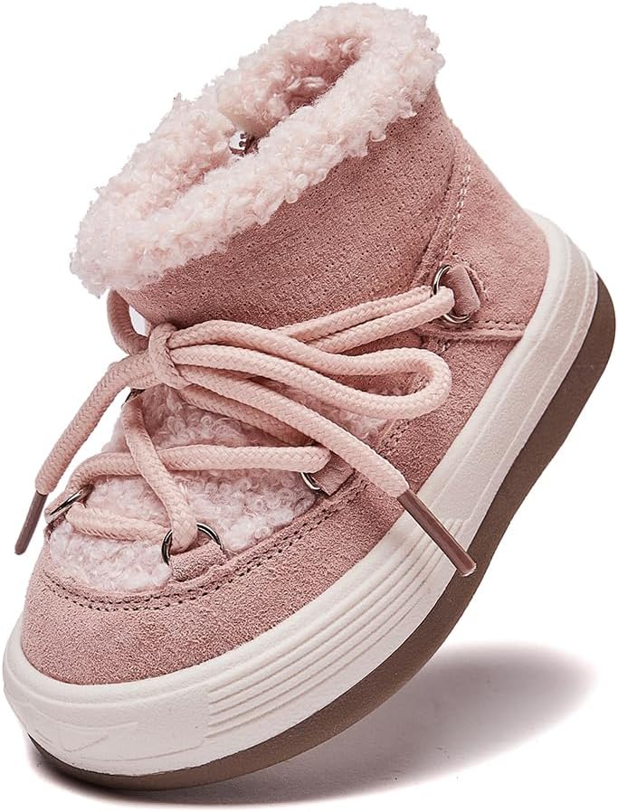 Детские зимние ботинки LIZISHU с молнией и искусственным мехом для мальчиков и девочек, теплые зимние ботинки с нескользящей подошвой для первых шагов, для детей 9-24 месяцев, Pink
Детские зимние ботинки LIZISHU с молнией и искусственным мехом для мальчиков и девочек, теплые зимние ботинки с нескользящей подошвой для первых шагов, для детей 9-24 месяцев, Pink