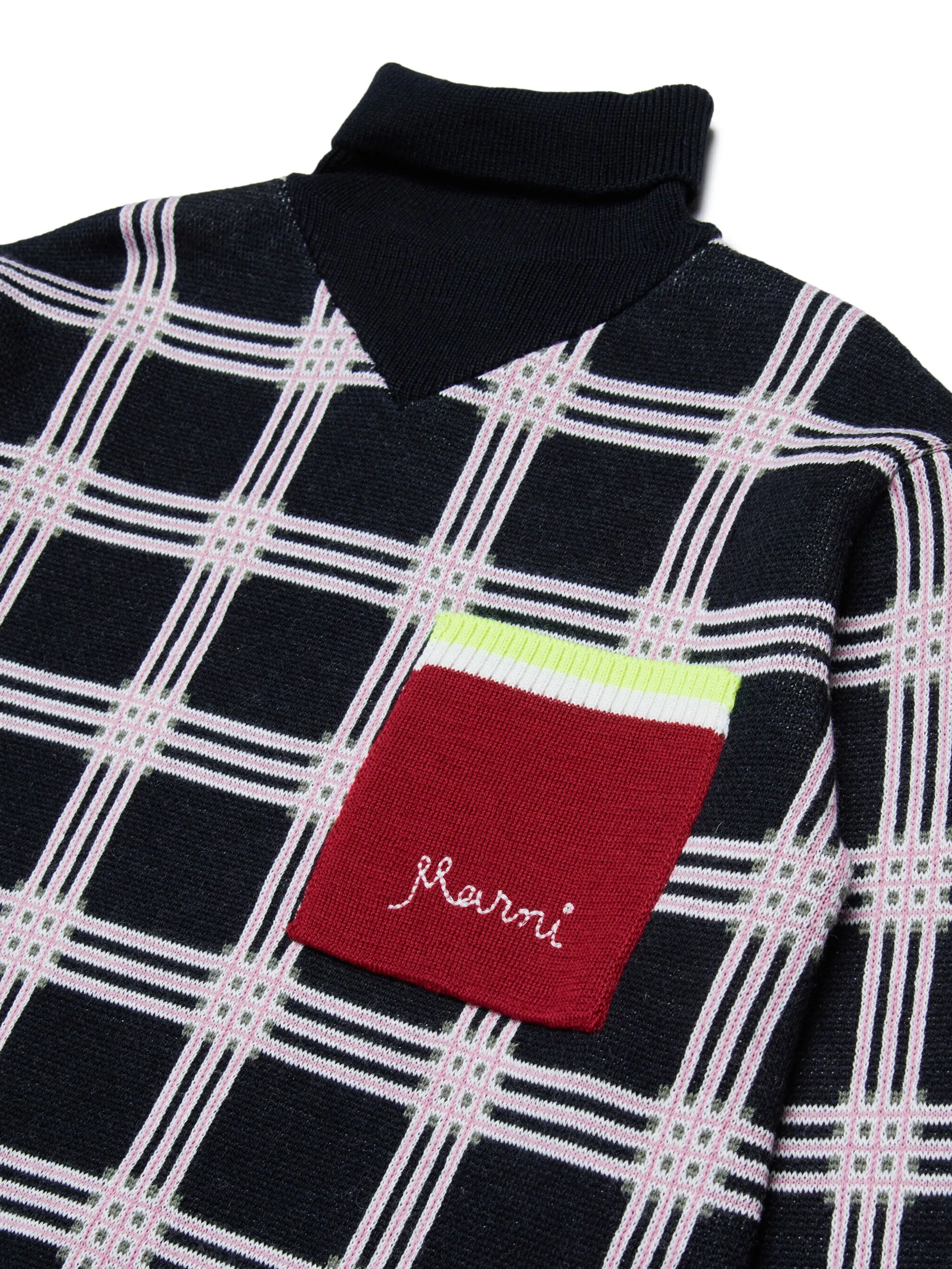 Клетчатое платье Marni Kids, черный
Клетчатое платье Marni Kids, черный