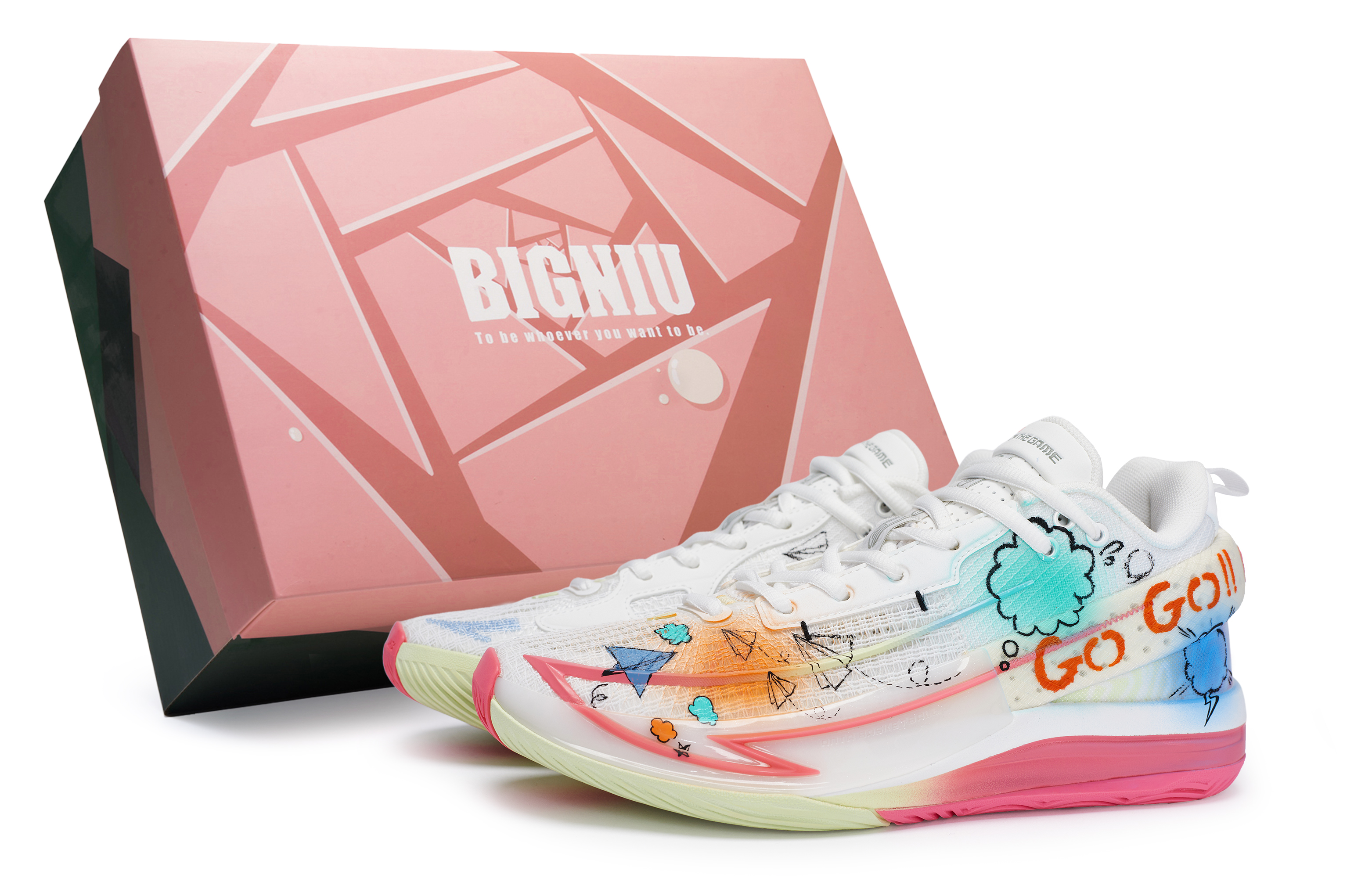 ANTA Баскетбольные кроссовки Fengmang 1 с низкой амортизацией, износостойкие, мужские, белые, розовые
ANTA Баскетбольные кроссовки Fengmang 1 с низкой амортизацией, износостойкие, мужские, белые, розовые