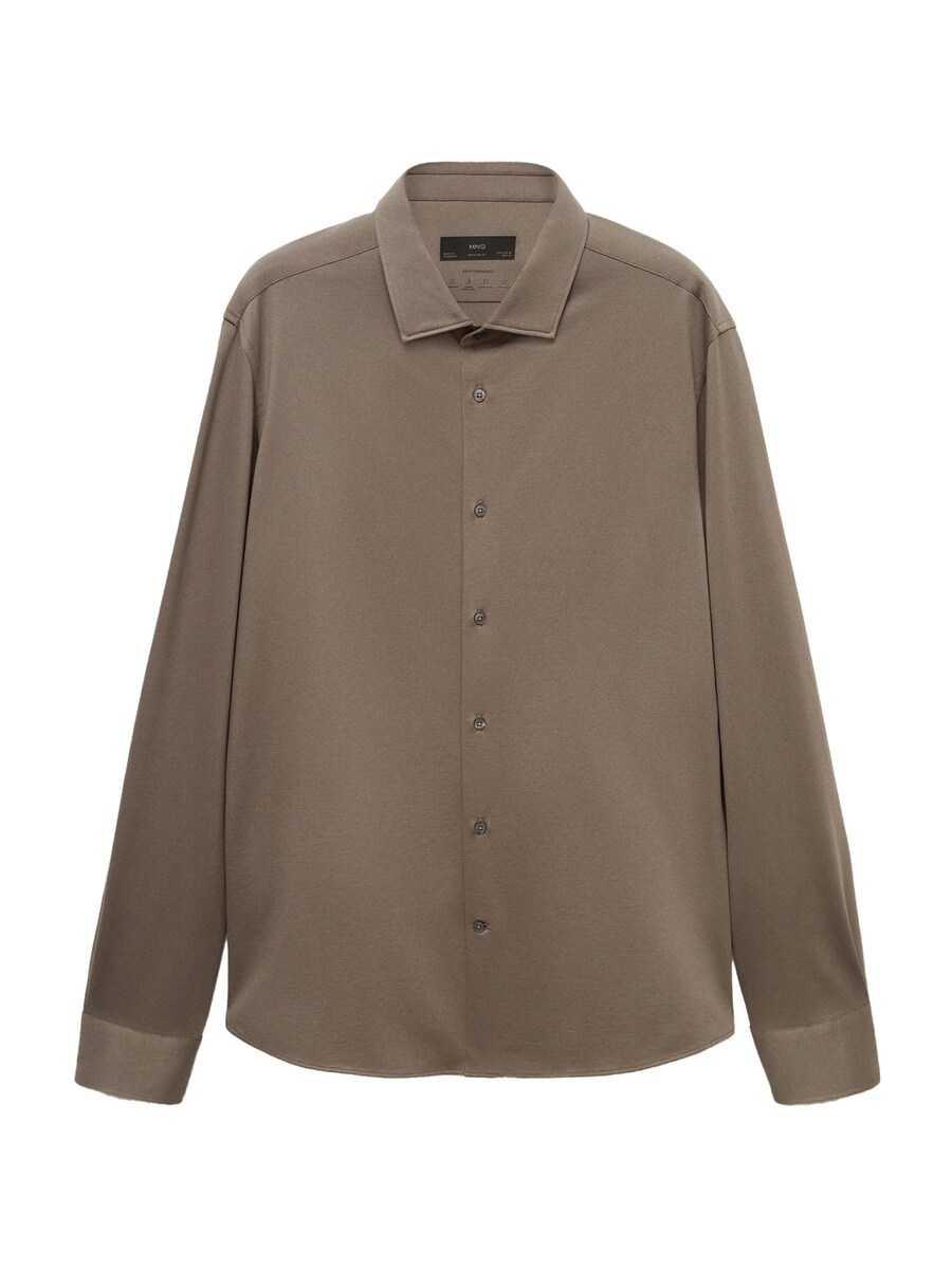 Рубашка на пуговицах классического кроя MANGO MAN, светло-коричневый
Рубашка на пуговицах классического кроя MANGO MAN, светло-коричневый