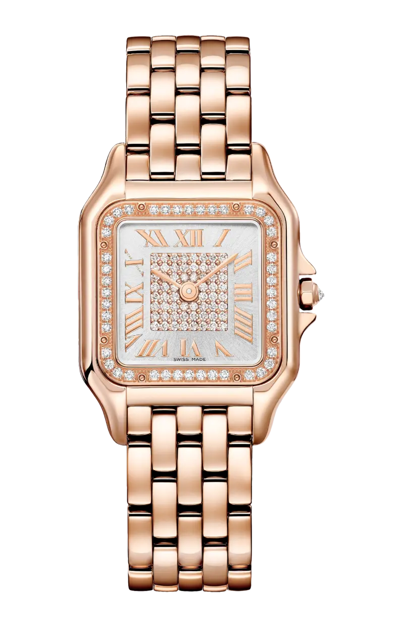 Panthère de cartier, средняя модель, розовое золото, бриллианты, кварц - wjpn0078 CARTIER
Panthère de cartier, средняя модель, розовое золото, бриллианты, кварц - wjpn0078 CARTIER
