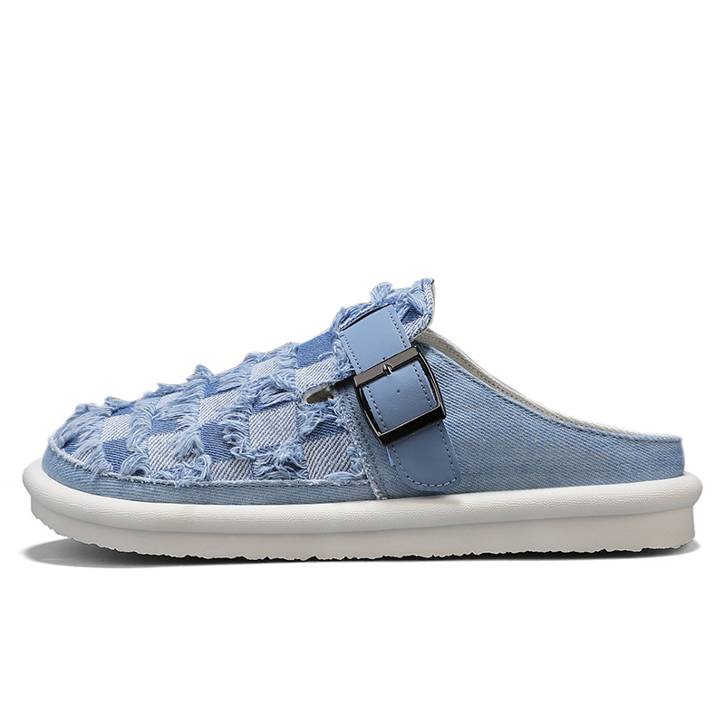 PLAY COBBLER Мужские противоскользящие закрытые тапочки светло-голубые, цвет Light Blue
PLAY COBBLER Мужские противоскользящие закрытые тапочки светло-голубые, цвет Light Blue