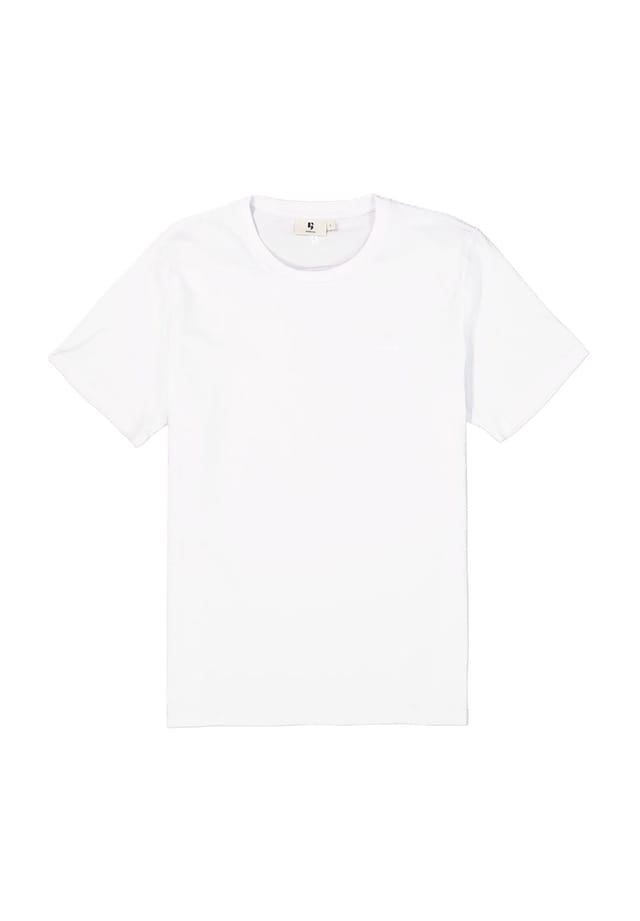 Хлопковая рубашка с круглым вырезом Garcia, белый 
Хлопковая рубашка с круглым вырезом Garcia, белый