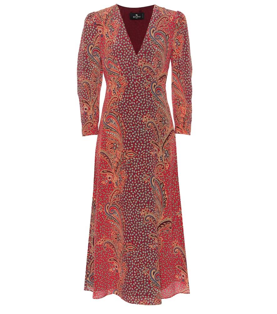Платье миди из шелка с принтом пейсли Etro
Платье миди из шелка с принтом пейсли Etro