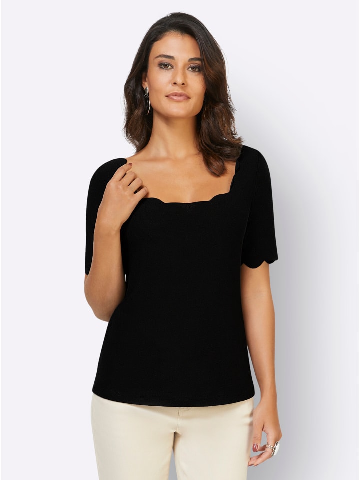 Рубашка с короткими рукавами черного цвета creation L
Рубашка с короткими рукавами черного цвета creation L