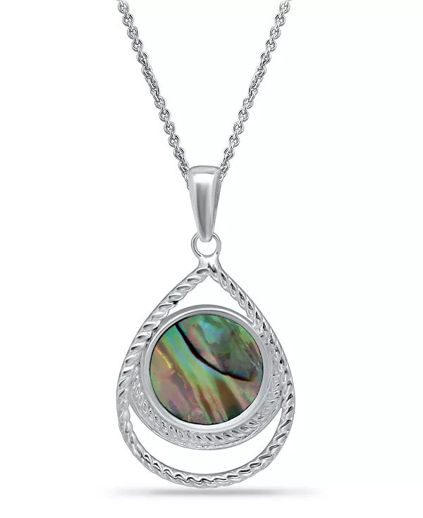 Ожерелье с центральной подвеской и инкрустацией из морского ушка Macy'S, silver
Ожерелье с центральной подвеской и инкрустацией из морского ушка Macy'S, silver