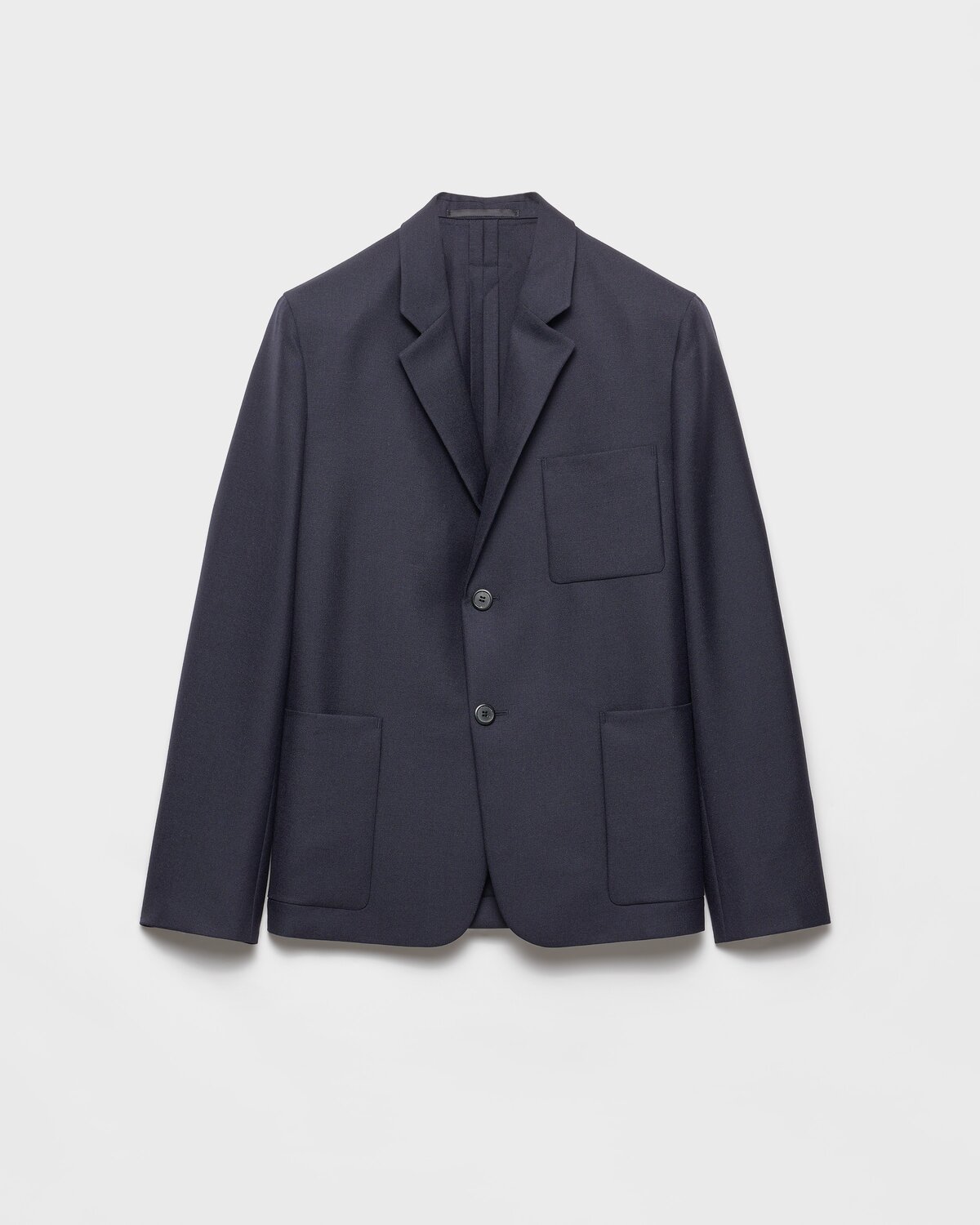 Однобортный пиджак из шерсти и мохера Prada, темно-синий
Однобортный пиджак из шерсти и мохера Prada, темно-синий