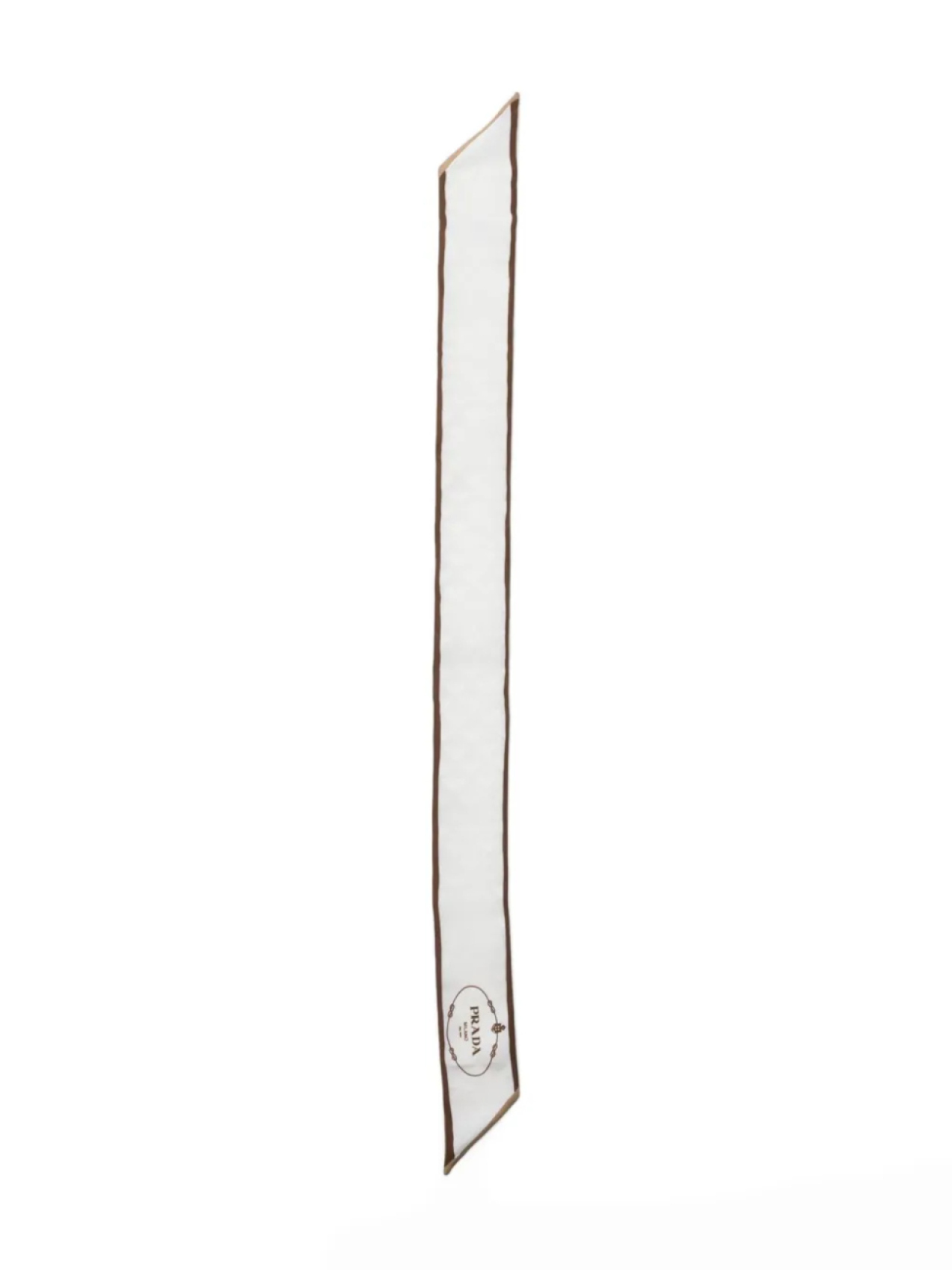 Жаккардовый шелковый шарф Prada, нейтральный
Жаккардовый шелковый шарф Prada, нейтральный