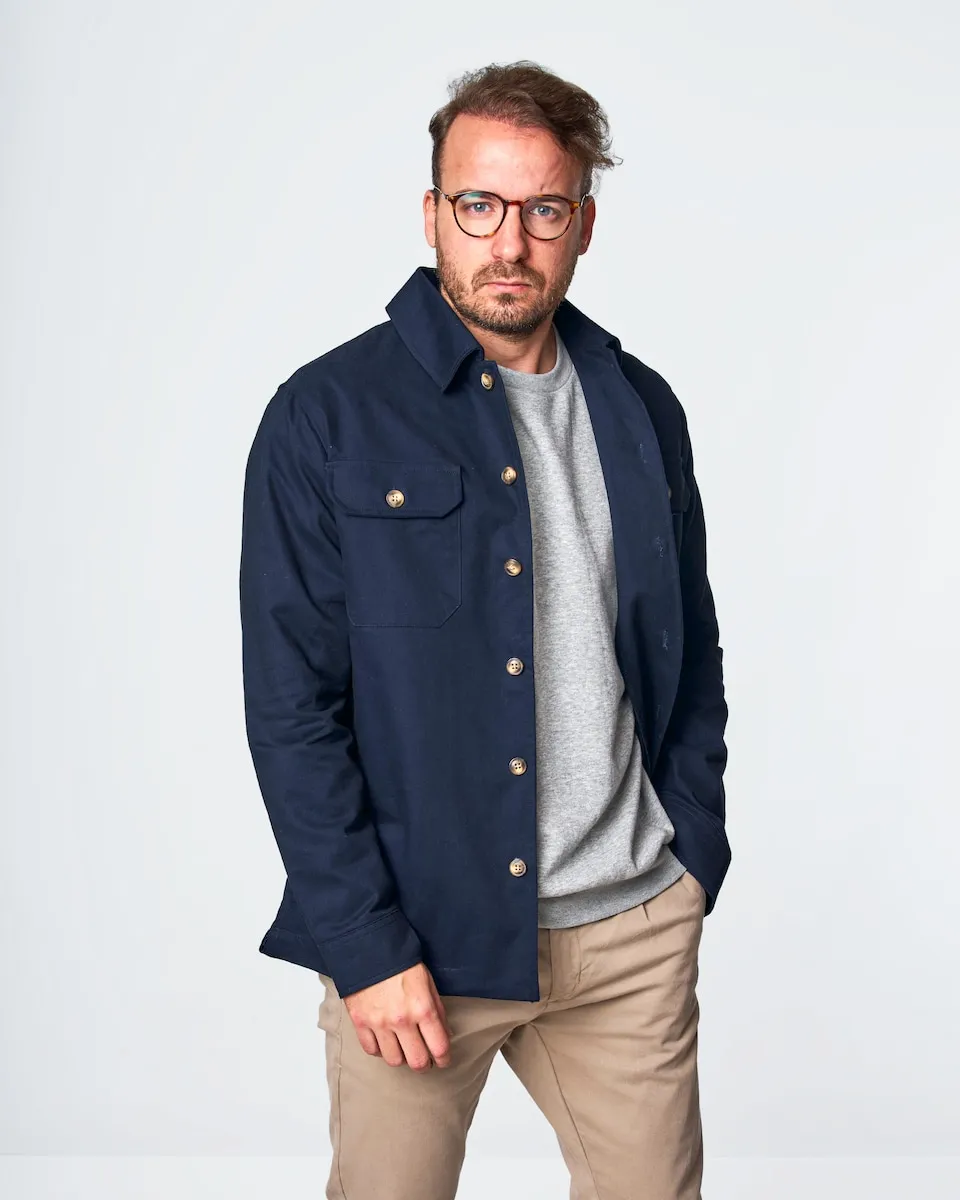 Регулярная мужская габардиновая рубашка Spagnolo, темно-синий
Регулярная мужская габардиновая рубашка Spagnolo, темно-синий