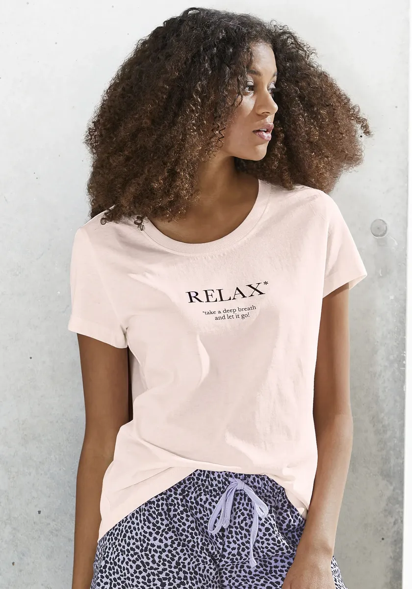 Пижамный топ Vivance Dreams с эффектным принтом, розовый
Пижамный топ Vivance Dreams с эффектным принтом, розовый