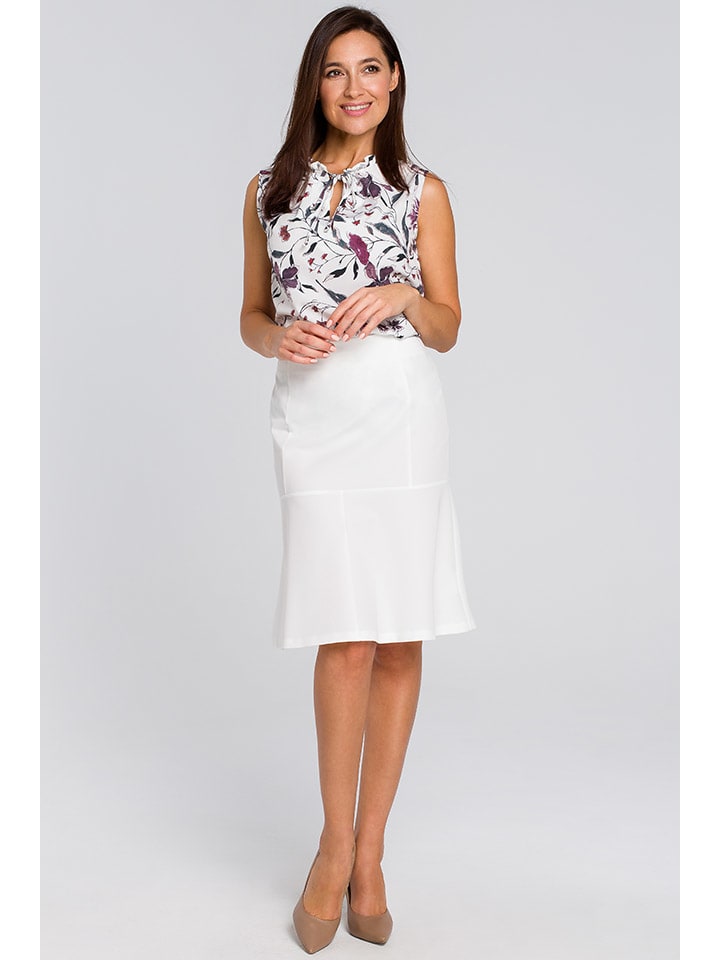 Блузка Stylove, цвет weiß/lila 
Блузка Stylove, цвет weiß/lila