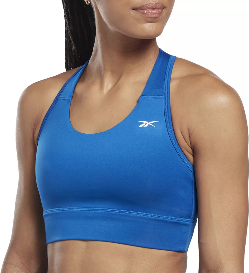 Женский спортивный бюстгальтер для ударных нагрузок Reebok Running Essentials, цвет Vector Blue
Женский спортивный бюстгальтер для ударных нагрузок Reebok Running Essentials, цвет Vector Blue