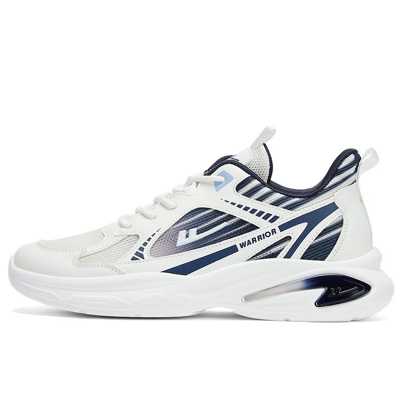 WARRIOR Низкие кроссовки для бега, белые, темно-синие, мужские 
WARRIOR Низкие кроссовки для бега, белые, темно-синие, мужские