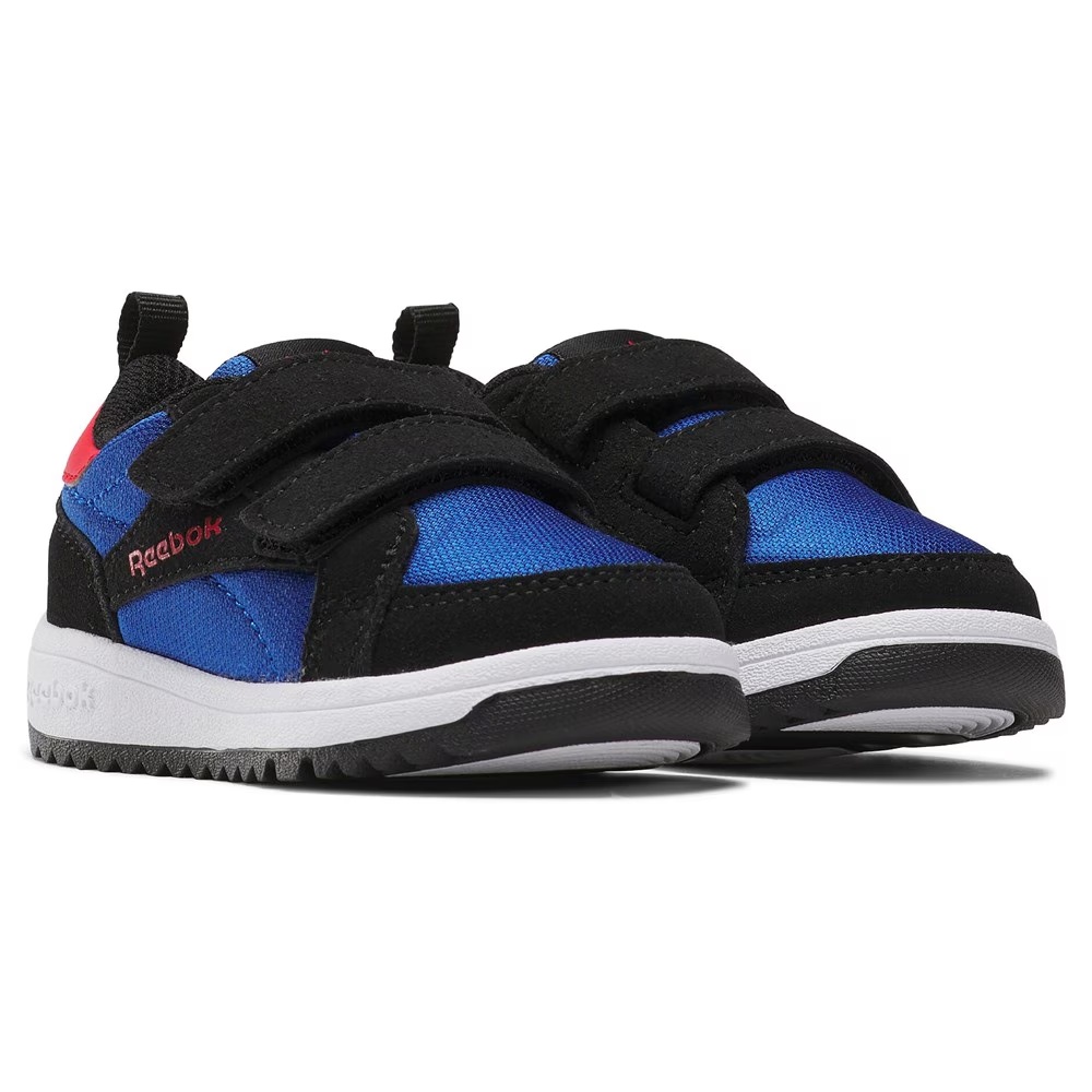 Детские кроссовки на застежке Reebok weebok clasp low slip on для малышей, black/blue/red
Детские кроссовки на застежке Reebok weebok clasp low slip on для малышей, black/blue/red