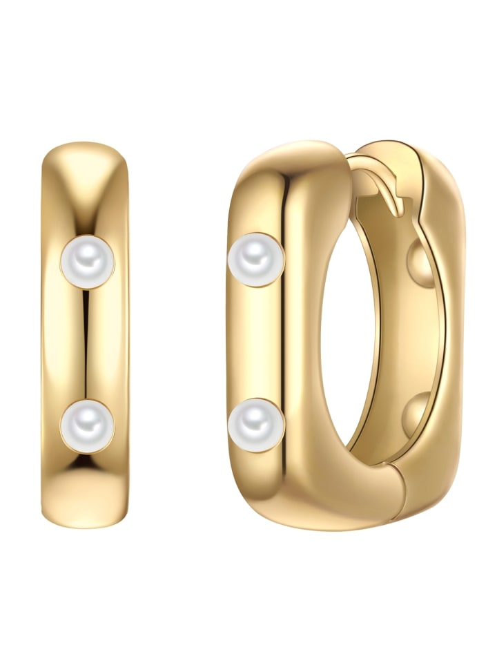 Yokoamii Серьги из металлического сплава с (синтетической) жемчужиной в оправе из желтого золота
Yokoamii Серьги из металлического сплава с (синтетической) жемчужиной в оправе из желтого золота