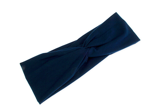 Jubileo, повязка на голову в морском стиле с темно-синим узлом
Jubileo, повязка на голову в морском стиле с темно-синим узлом