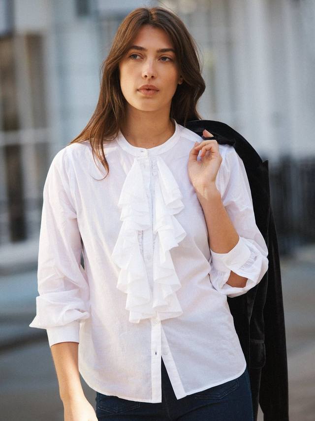 Рубашка с оборками от сьюзи NRBY, белый
Рубашка с оборками от сьюзи NRBY, белый