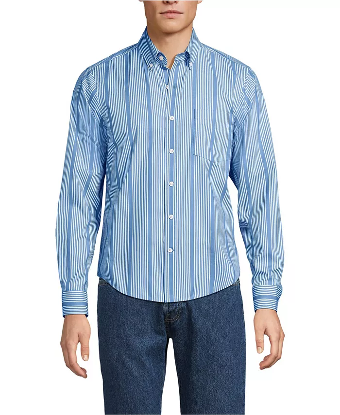 Мужская рубашка с длинным рукавом Travel Kit Lands' End, синий
Мужская рубашка с длинным рукавом Travel Kit Lands' End, синий