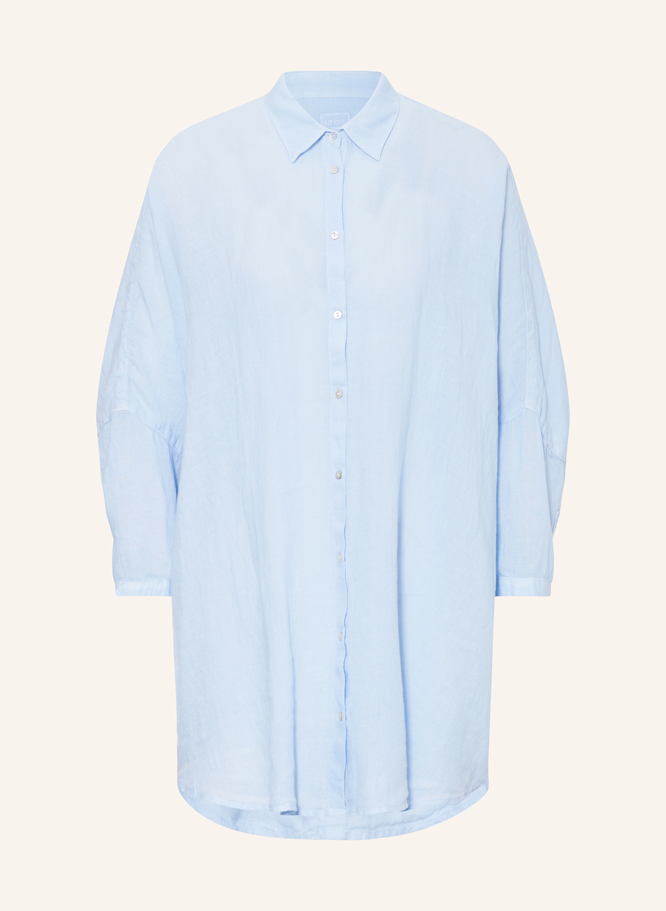 Блузка-Рубашка свободного кроя из льна с рукавами 3/4 120%Lino, голубой
Блузка-Рубашка свободного кроя из льна с рукавами 3/4 120%Lino, голубой