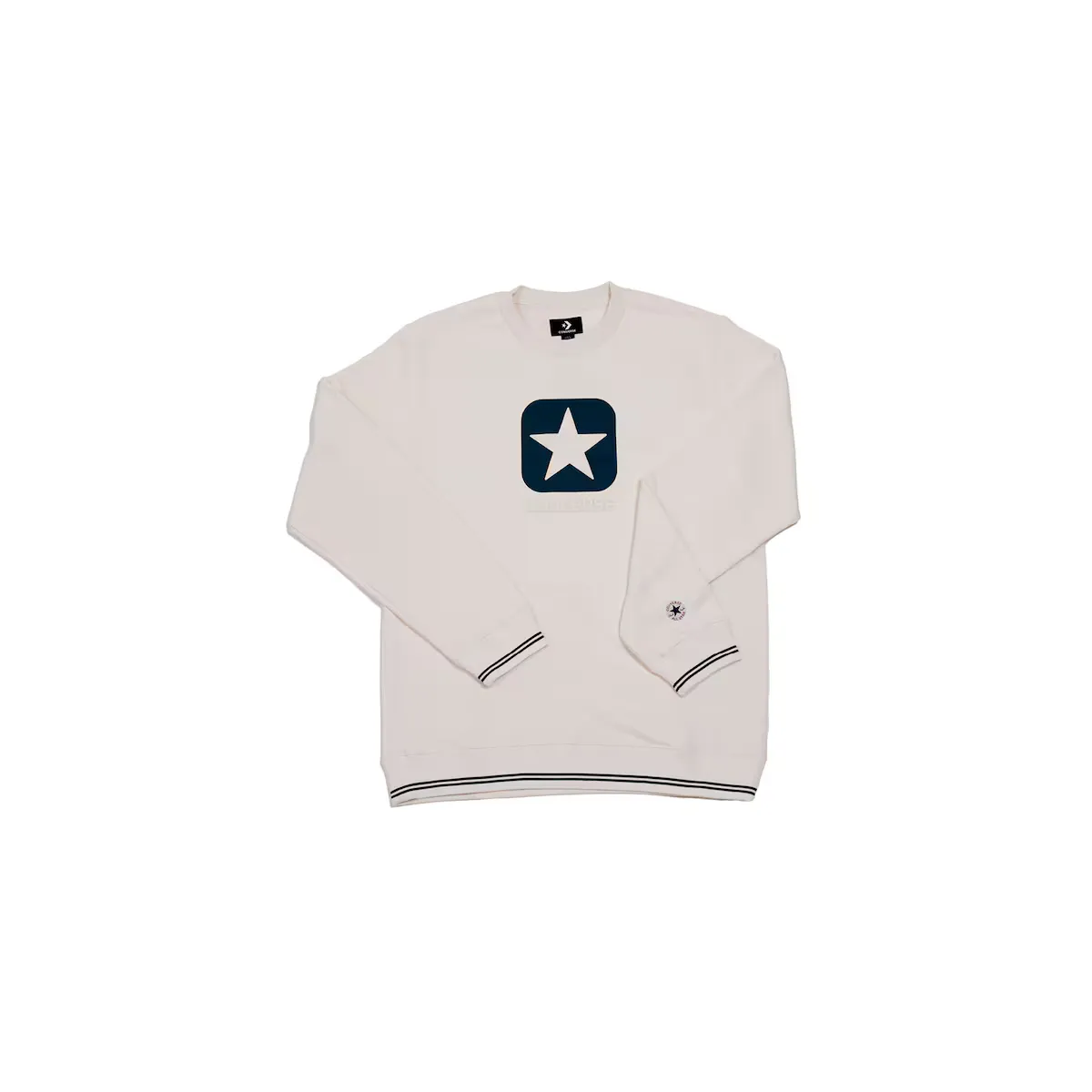 Мужская толстовка с квадратным шевроном и логотипом Crew Converse, белый
Мужская толстовка с квадратным шевроном и логотипом Crew Converse, белый