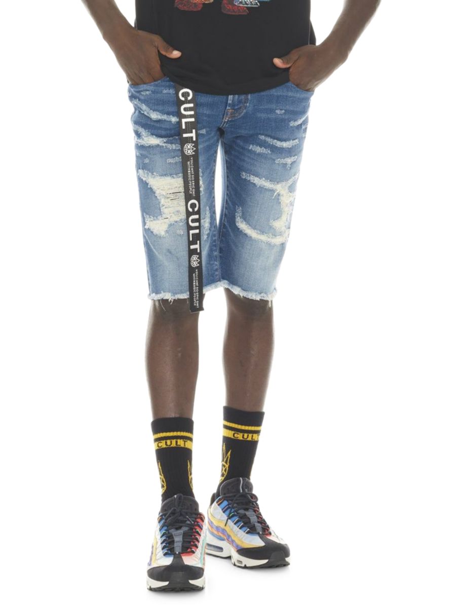 Облегающие джинсовые шорты с потертостями и поясом Cult Of Individuality, цвет Razor Blue
Облегающие джинсовые шорты с потертостями и поясом Cult Of Individuality, цвет Razor Blue