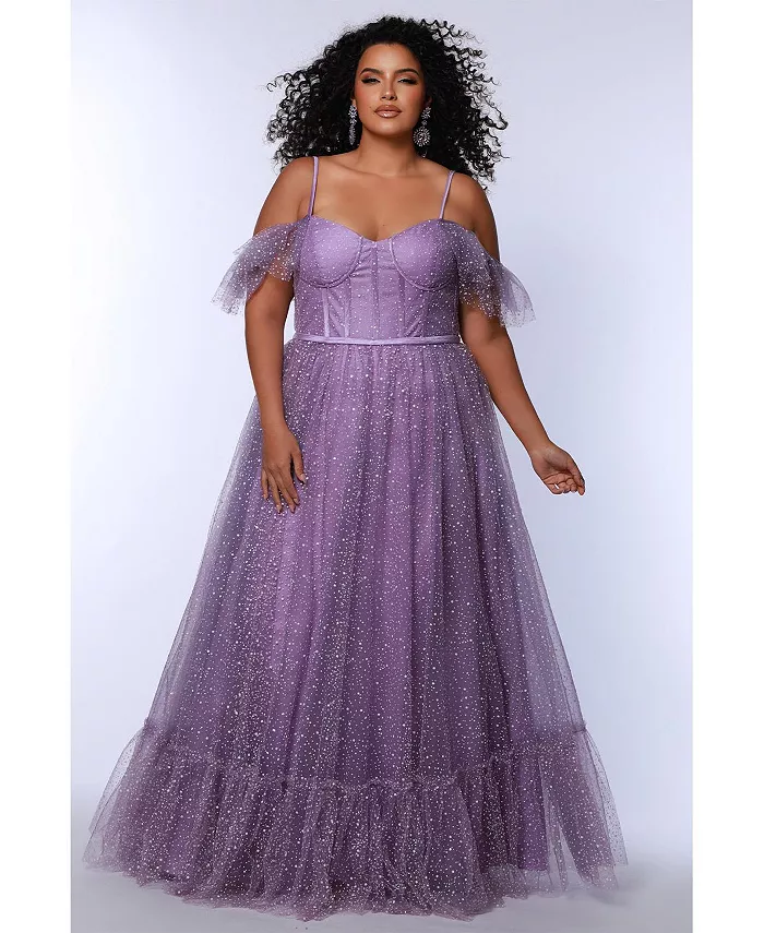 Женское облегающее платье А-силуэта с V-образным вырезом и рукавами-крылышками Sydney's Closet, фиолетовый
Женское облегающее платье А-силуэта с V-образным вырезом и рукавами-крылышками Sydney's Closet, фиолетовый