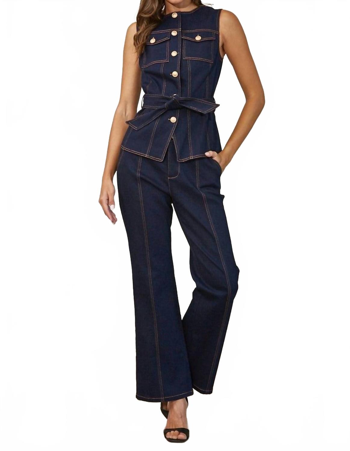 Приличный и элегантный комплект одежды из джинсовой ткани Edit by Nine, denim
Приличный и элегантный комплект одежды из джинсовой ткани Edit by Nine, denim