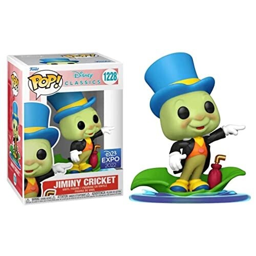 Поп! Pinocho 1228 - специальное издание Jiminy Cricket on Leaf Funko POP!
Поп! Pinocho 1228 - специальное издание Jiminy Cricket on Leaf Funko POP!