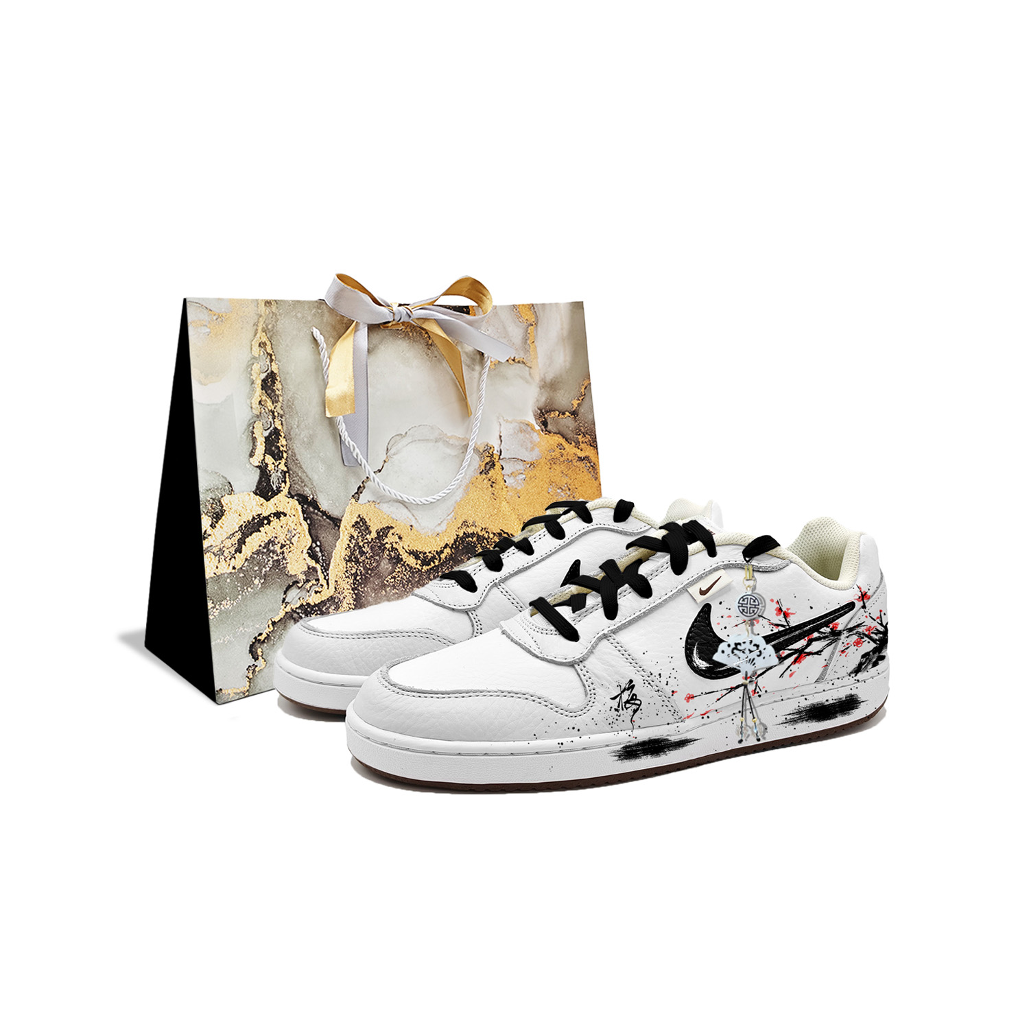 Nike EBERNON Шаги по снегу в поисках цветущей сливы Часть 2 Амортизирующие износостойкие низкие скейтерские кроссовки мужские белые, цвет White
Nike EBERNON Шаги по снегу в поисках цветущей сливы Часть 2 Амортизирующие износостойкие низкие скейтерские кроссовки мужские белые, цвет White