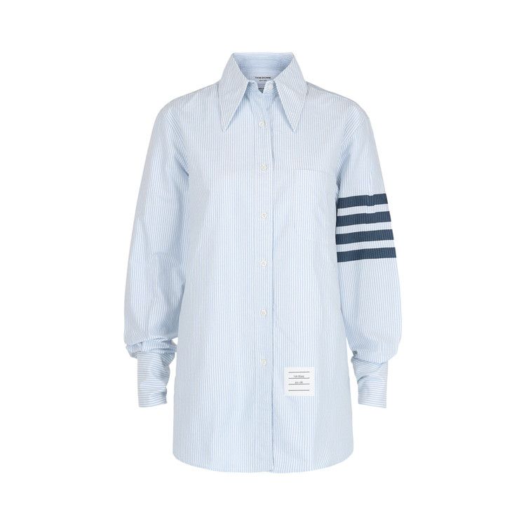 Рубашка Thom Browne Striped Oxford 4 Bar Oversized Shirt 'Blue'
Рубашка Thom Browne Striped Oxford 4 Bar Oversized Shirt 'Blue'