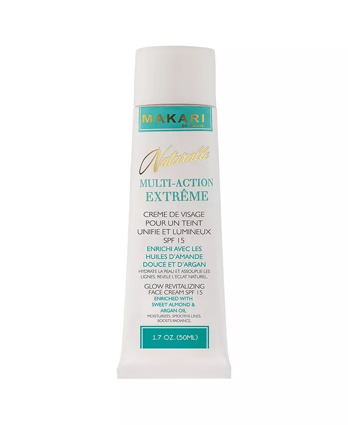 Naturalle Multi-Action Extreme Glow Восстанавливающий крем для лица SPF 15 — 1,7 унции Makari
Naturalle Multi-Action Extreme Glow Восстанавливающий крем для лица SPF 15 — 1,7 унции Makari
