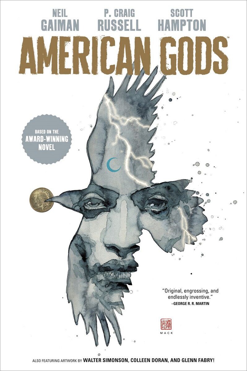 Новелла American Gods Volume 1: Shadows Graphic Novel (Hardcover)
Новелла American Gods Volume 1: Shadows Graphic Novel (Hardcover)