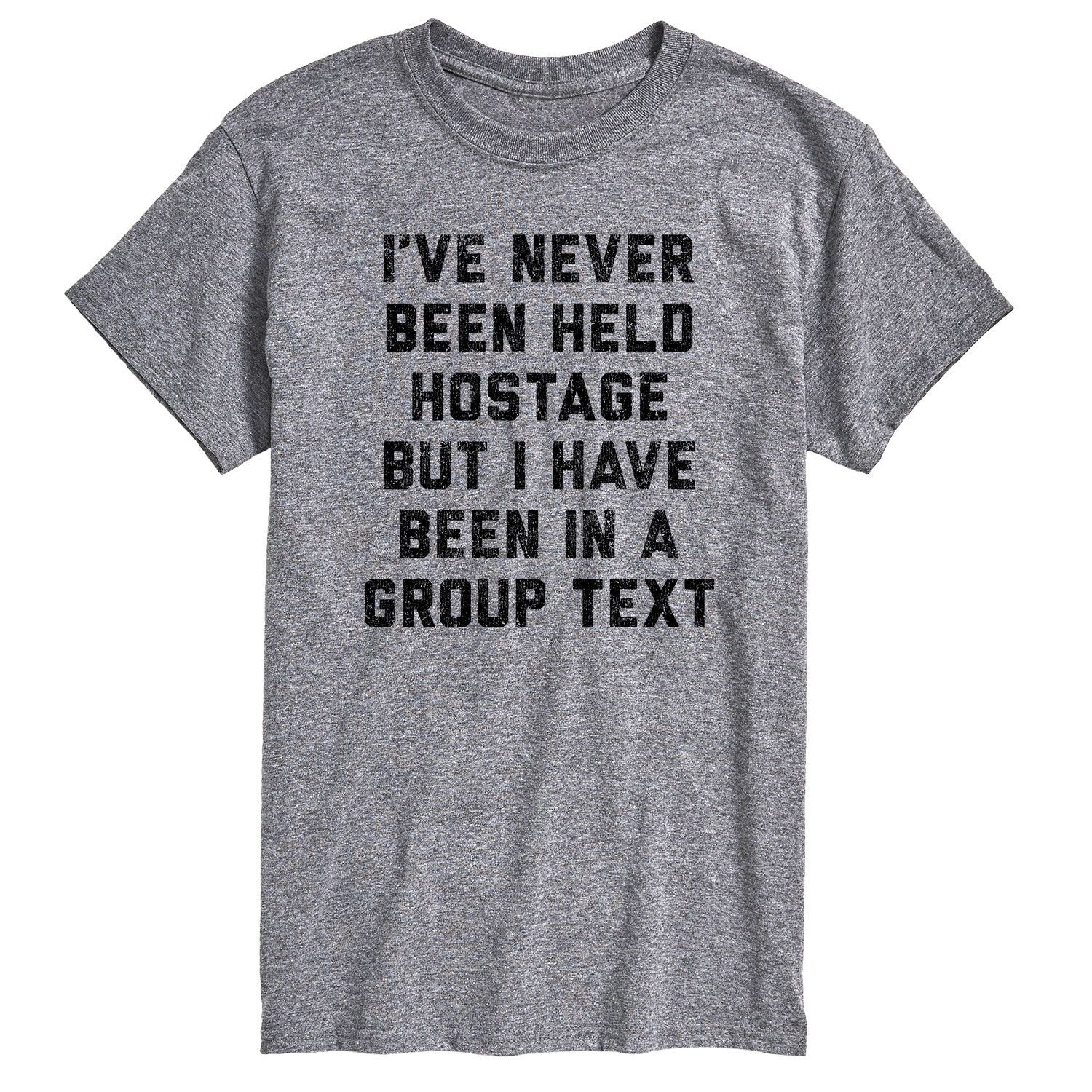 Мужская футболка с текстовым рисунком и групповым рисунком Licensed Character
Мужская футболка с текстовым рисунком и групповым рисунком Licensed Character