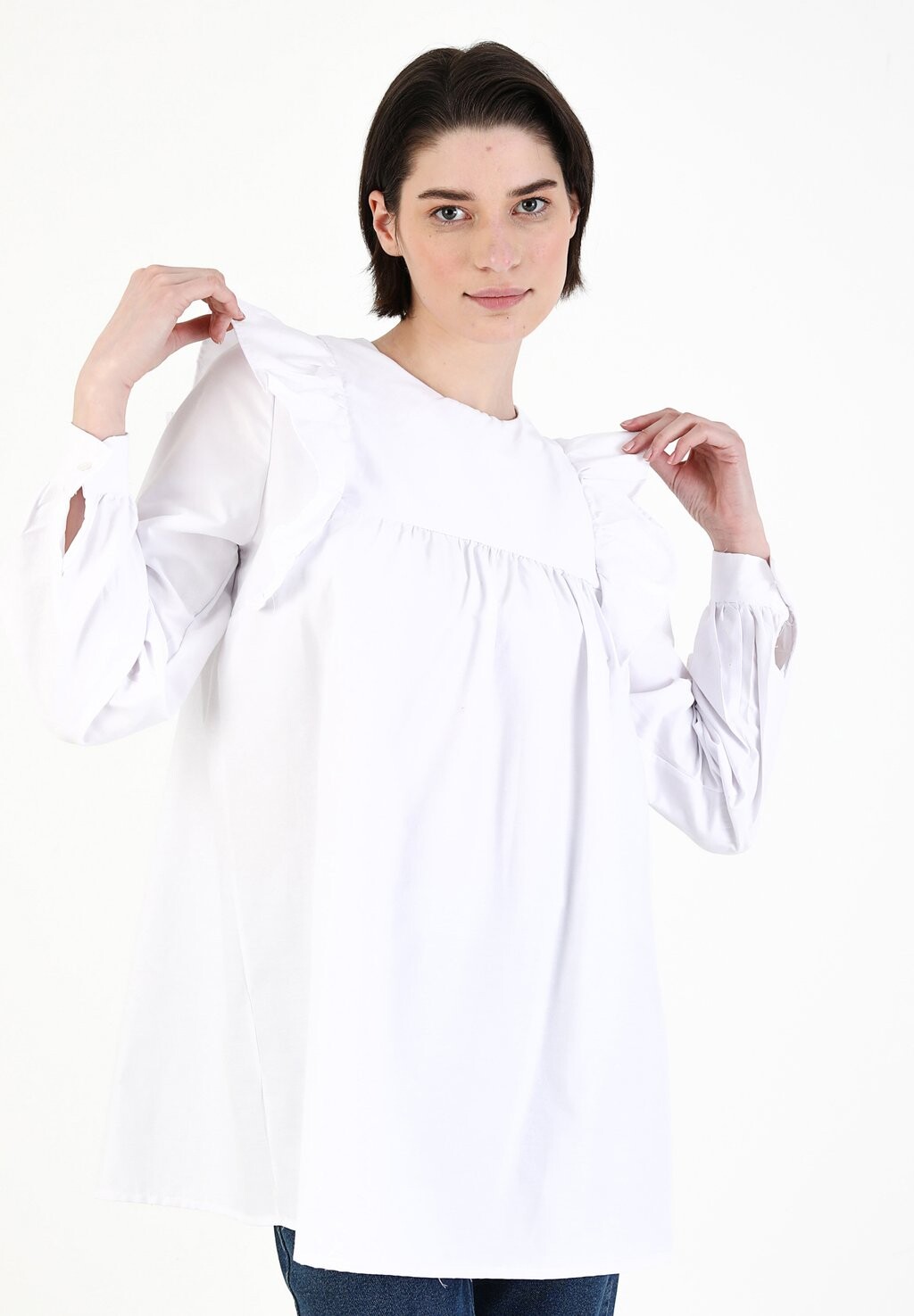 Туника CREW NECK BENIN Modanisa, крем
Туника CREW NECK BENIN Modanisa, крем