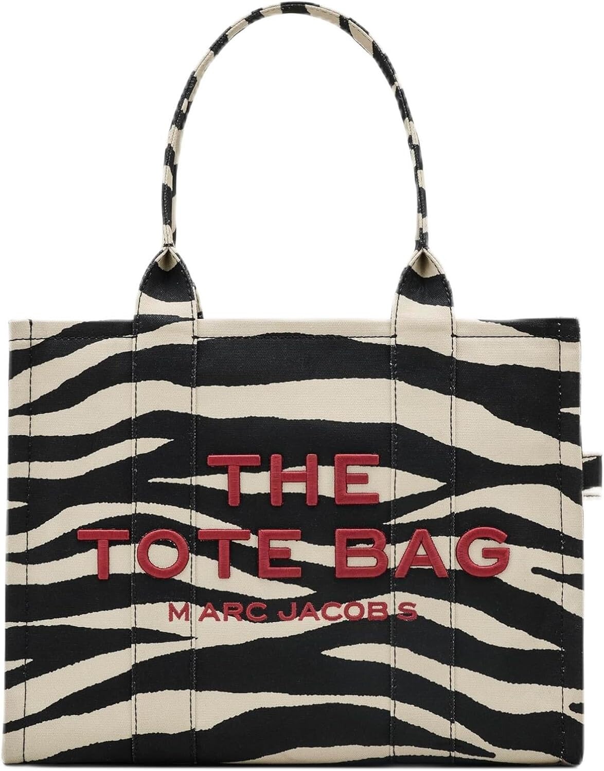 Marc Jacobs Большая сумка-тоут из парусины Zebra, черный/белый
Marc Jacobs Большая сумка-тоут из парусины Zebra, черный/белый