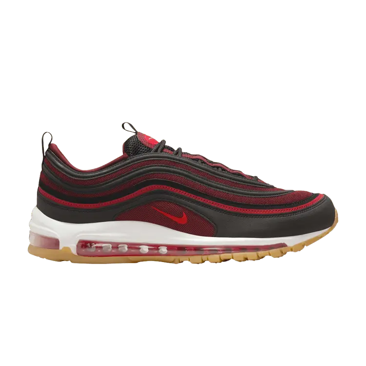 Кроссовки Nike Air Max 97 'Black Team Scarlet', черный
Кроссовки Nike Air Max 97 'Black Team Scarlet', черный