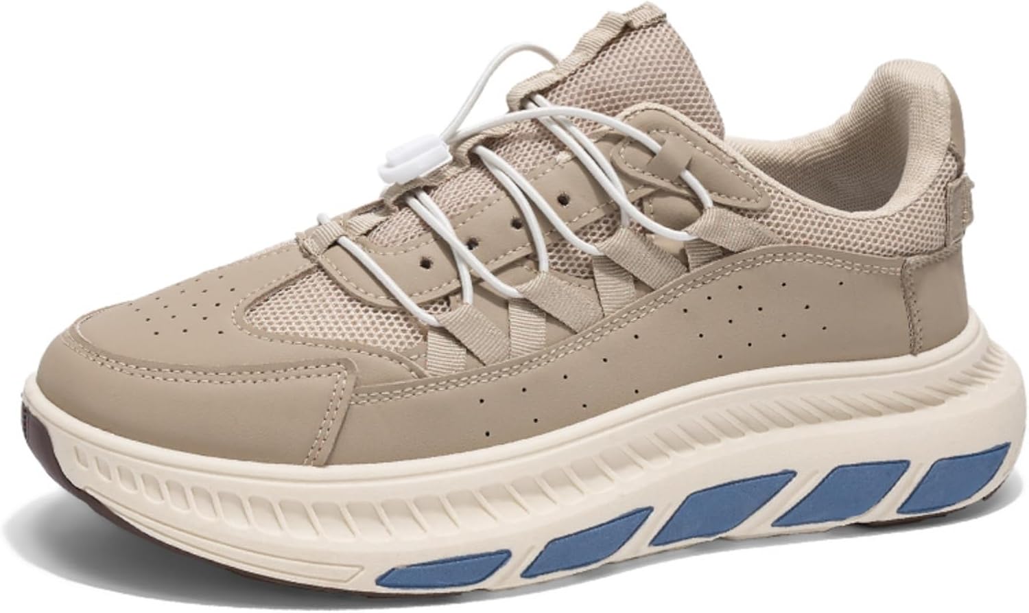 Мужские повседневные кроссовки - верх из дышащей сетки и кожи, регулируемая система шнуровки, толстая амортизированная подошва с поддержкой свода стопы для ежедневной носки, прогулок и путешествий Kelibasi, хаки
Мужские повседневные кроссовки - верх из дышащей сетки и кожи, регулируемая система шнуровки, толстая амортизированная подошва с поддержкой свода стопы для ежедневной носки, прогулок и путешествий Kelibasi, хаки