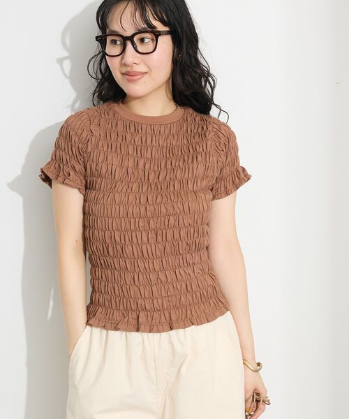 Футболка со сборками CRAFT STANDARD BOUTIQUE, коричневый
Футболка со сборками CRAFT STANDARD BOUTIQUE, коричневый