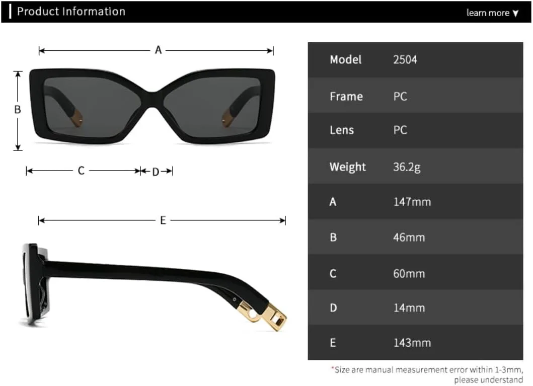 Солнцезащитные очки для мужчин и женщин - защита UV400 - маленькая оправа, линзы конфетных цветов, для занятий спортом на открытом воздухе и вождения DSVIGF, Tyj326-2
Солнцезащитные очки для мужчин и женщин - защита UV400 - маленькая оправа, линзы конфетных цветов, для занятий спортом на открытом воздухе и вождения DSVIGF, Tyj326-2